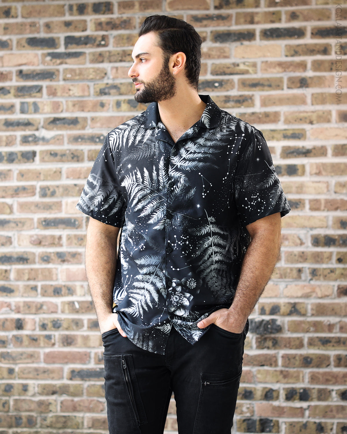 Awakened Cosmic Fern Button Down Shirt (Made to Order)