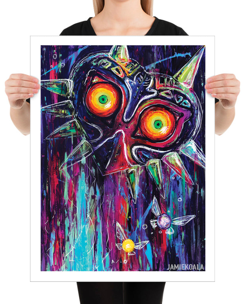 LIMITED EDITION Masked Abstract Print AQUA VARIANT 2ND EDITION – Koala Art  & Design