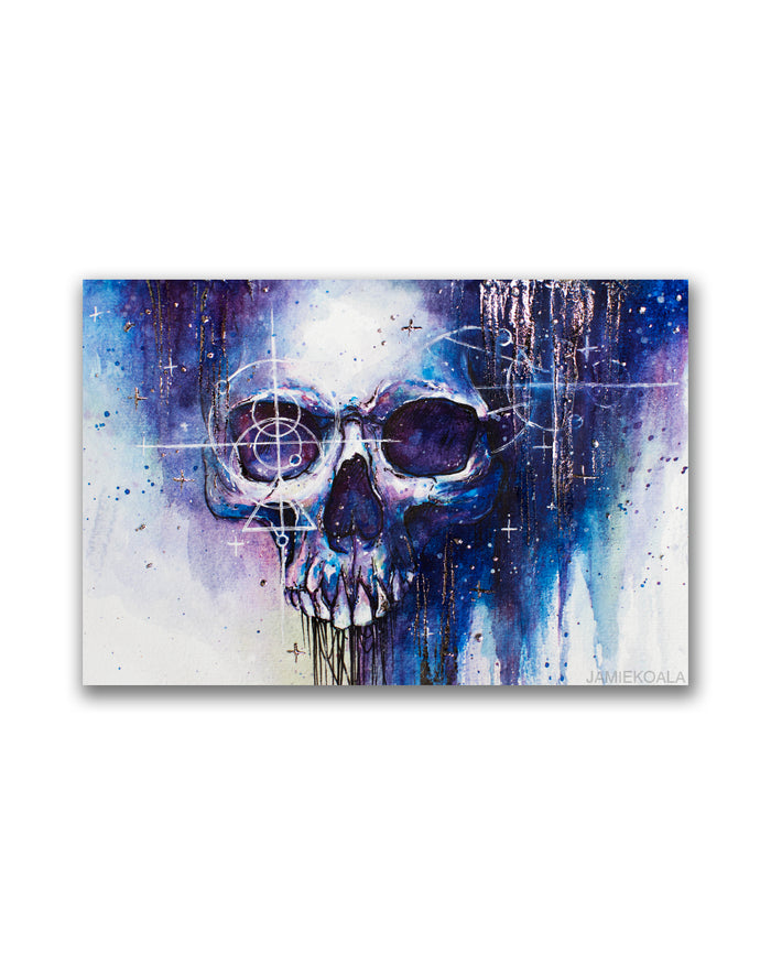 Space Sacred Skull Print