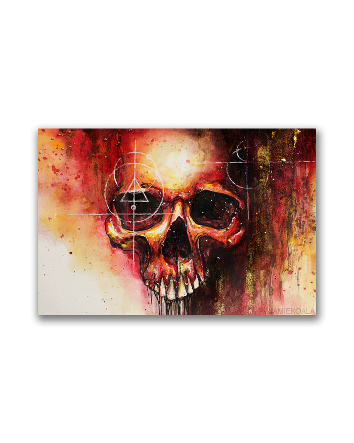 Volcanic Sacred Skull Print