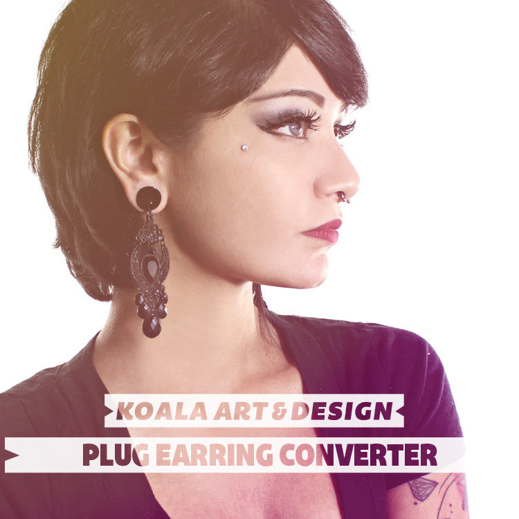 Gauges that look hot sale like regular earrings